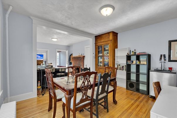 Dining room, Interior, Wood Texture Flooring
