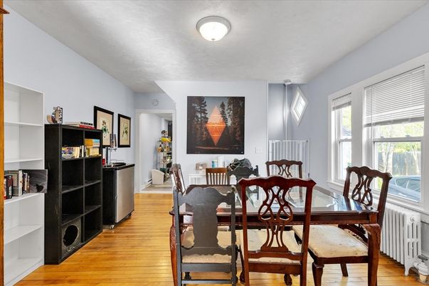 Dining room, Interior, Wood Texture Flooring