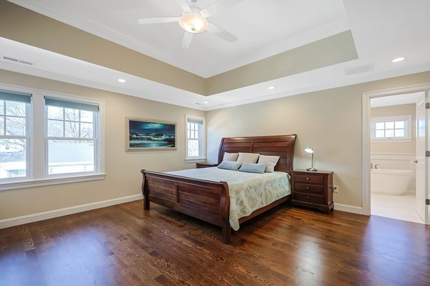 Bathroom, Bedroom, Interior, Recessed Lighting, Wood Texture Flooring