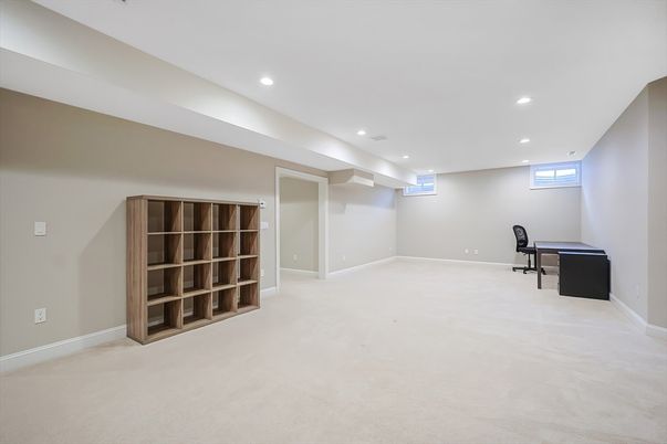 Home Office, Interior, Recessed Lighting