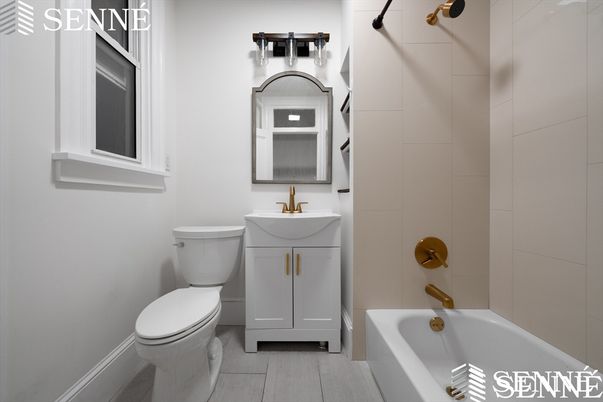 Bathroom, Dual Sink Vanities, Interior, Wood Texture Flooring