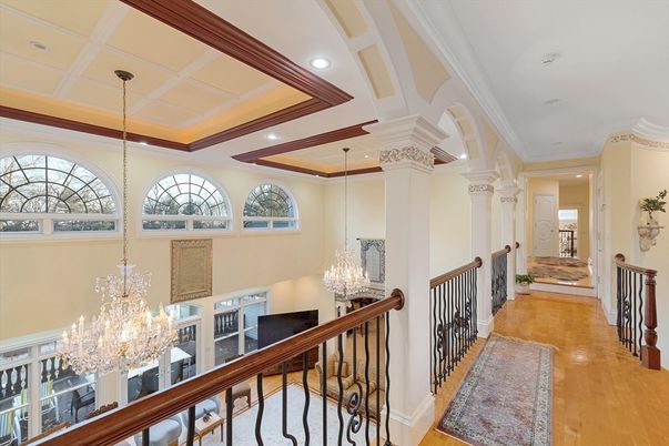 Chandelier, Interior, Recessed Lighting, Wood Texture Flooring