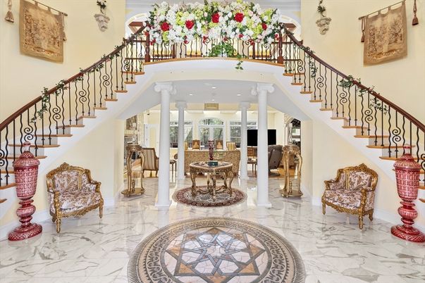 Interior, Marble, Recessed Lighting