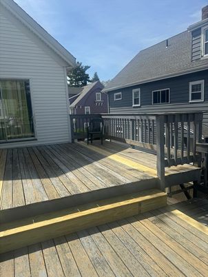 Exterior, Wood Texture Flooring