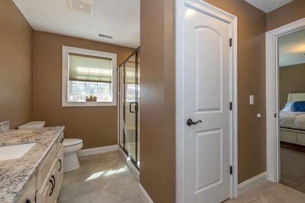Bathroom, Bedroom, Glass Shower, Interior