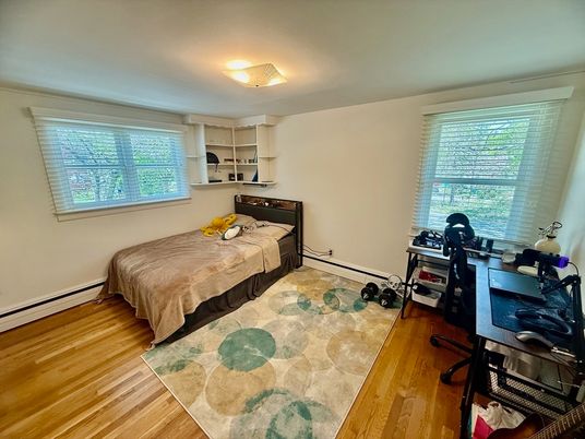 Bedroom, Home Office, Interior, Wood Texture Flooring