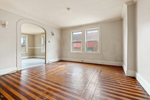 Empty room, Interior, Wood Texture Flooring