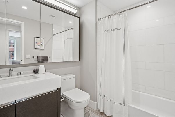 Bathroom, Interior, Recessed Lighting