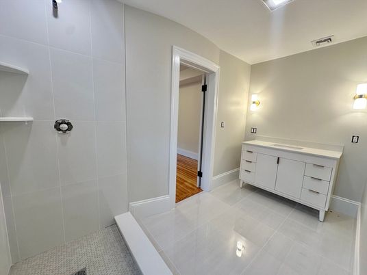 Bathroom, Interior, Wood Texture Flooring