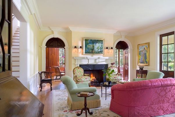 Fireplace, Interior, Living room, Piano, Wood Texture Flooring