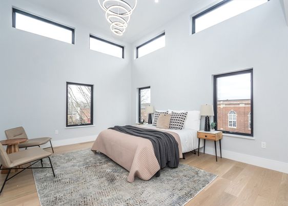 Bedroom, Interior, Wood Texture Flooring