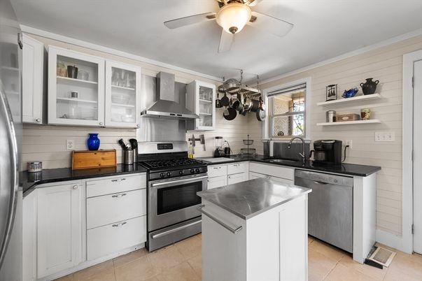 Interior, Kitchen, Stainless Steel Appliances