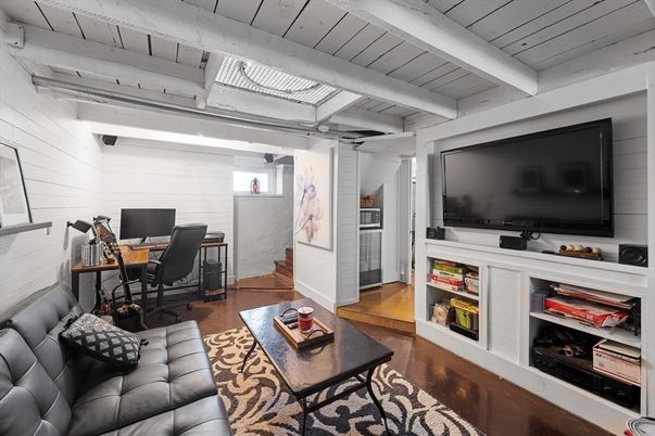 Home Office, Interior, Wood Texture Flooring
