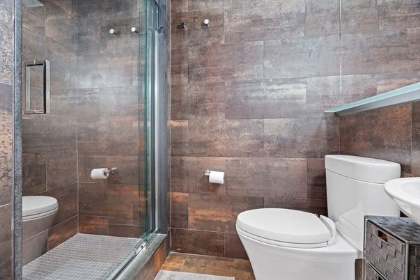 Bathroom, Glass Shower, Interior