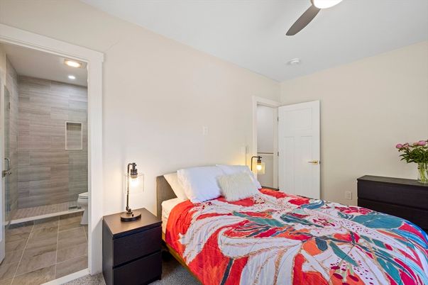 Bathroom, Bedroom, Glass Shower, Interior, Recessed Lighting