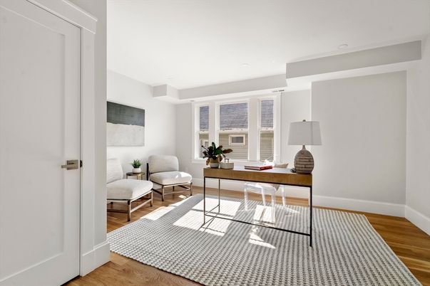 Home Office, Interior, Wood Texture Flooring