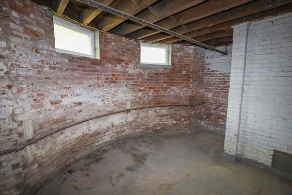 Interior, Stone Walls, Wooden Beams