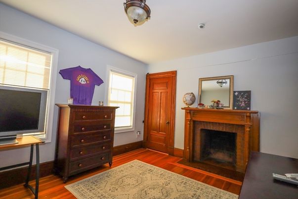 Fireplace, Interior, Wood Texture Flooring