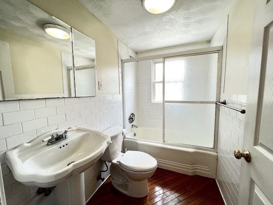 Bathroom, Interior, Wood Texture Flooring