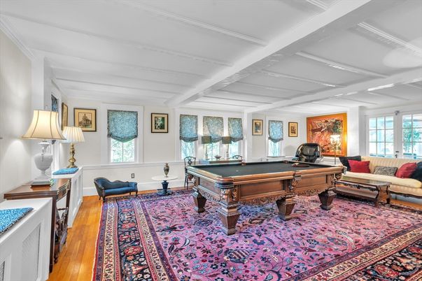 Billiard Table, Game Room, Interior, Living room, Wood Texture Flooring