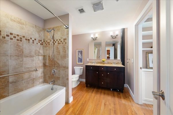 Bathroom, Interior, Wood Texture Flooring