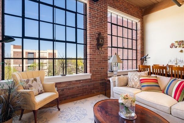 Interior, Living room, Stone Walls