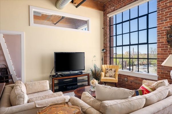Interior, Living room, Stone Walls, Wood Texture Flooring