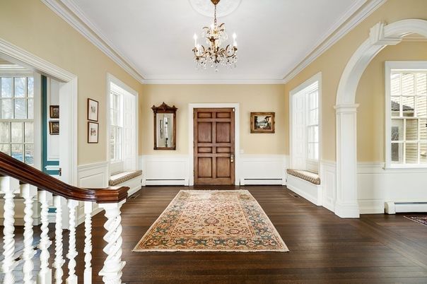 Chandelier, Interior, Wood Texture Flooring