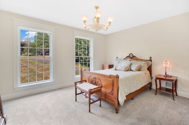 Bedroom, Chandelier, Interior