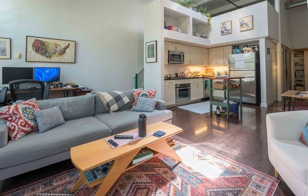 Interior, Kitchen, Living room, Wood Texture Flooring
