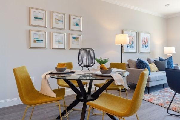 Dining room, Interior, Living room, Wood Texture Flooring