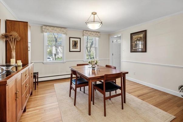 Dining room, Interior, Wood Texture Flooring