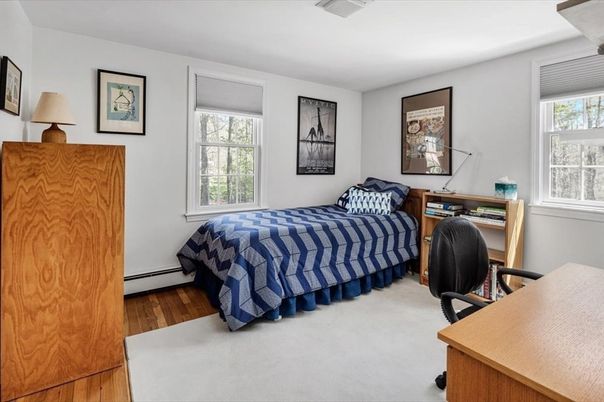 Bedroom, Home Office, Interior, Wood Texture Flooring