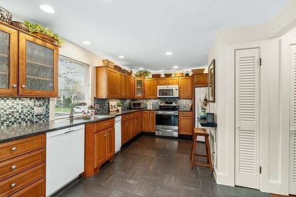Interior, Kitchen, Recessed Lighting, Stainless Steel Appliances