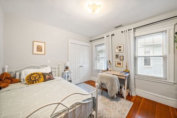 Bedroom, Home Office, Interior, Wood Texture Flooring