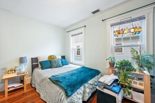 Bedroom, Interior, Wood Texture Flooring