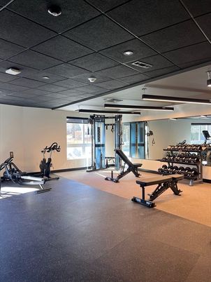 Fitness Equipment, Gym, Interior, Recessed Lighting