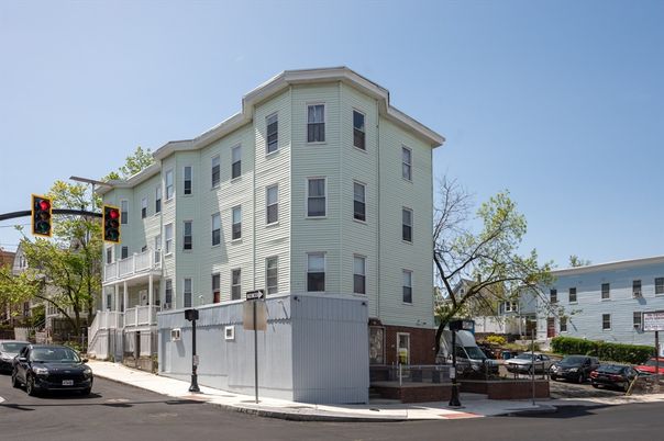 Exterior, Facade, Condo Building