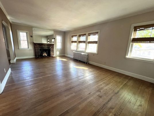 Empty room, Fireplace, Interior, Wood Texture Flooring