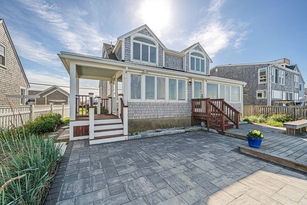 Exterior, Facade, Brick Facade, Cape Cod
