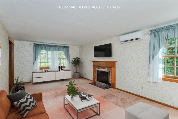 Fireplace, Interior, Living room