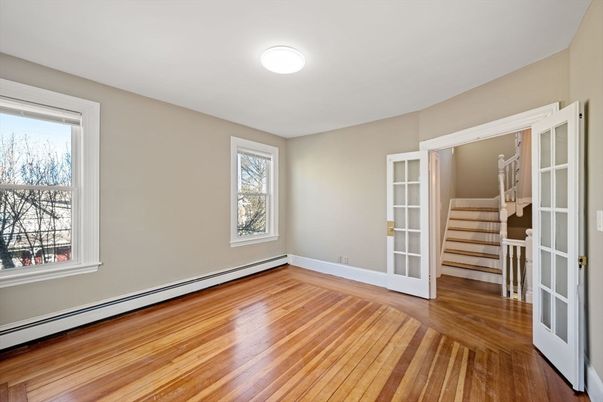 Empty room, Interior, Wood Texture Flooring