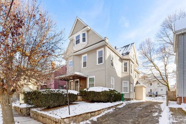 Attached, Detached Garage, Exterior, Facade, Queen Anne Victorian