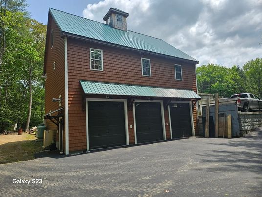 Attached, Exterior, Facade, Log Home