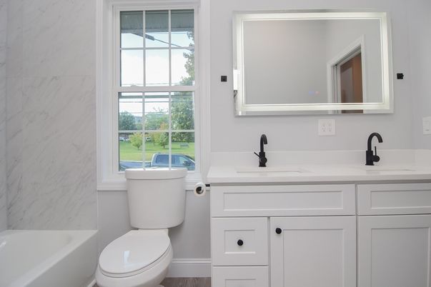 Bathroom, Interior, Marble Walls