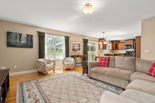 Interior, Kitchen, Living room, Pendant Lights, Recessed Lighting, Stainless Steel Appliances, Wood Texture Flooring