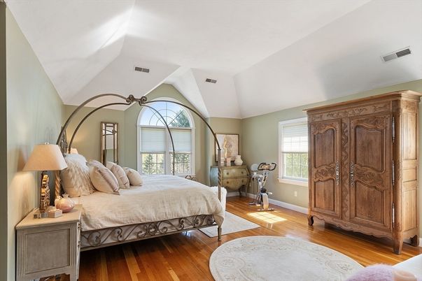 Bedroom, Interior, Wood Texture Flooring