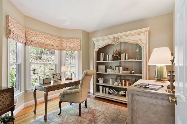 Home Office, Interior, Wood Texture Flooring