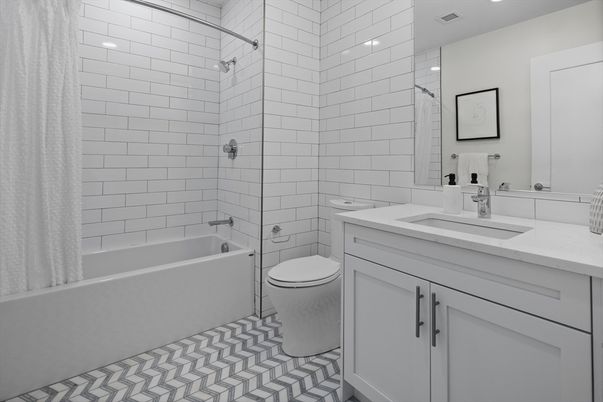 Bathroom, Interior, Recessed Lighting