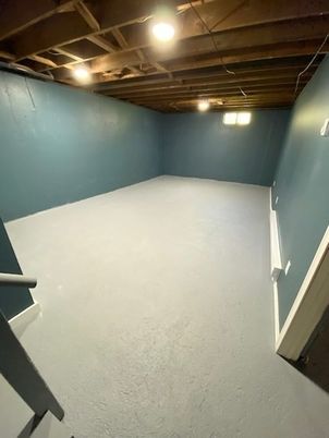 Empty room, Interior, Wooden Beams